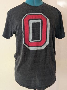 HOMAGE Block O Charcoal Short-Sleeve Tee Ohio State OSU